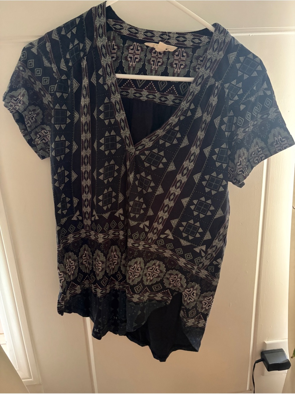 Lucky Brand Navy Blue Shirt Size S